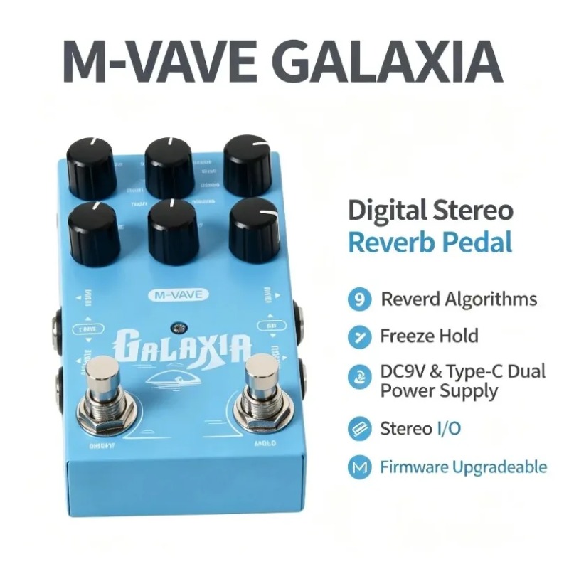 Sustainable Living Is - Pedale per Chitarra M-VAVE Reverb con